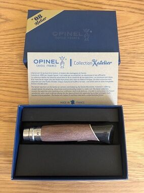 Opinel No 8 Collectible Walnut & Ebony Handle